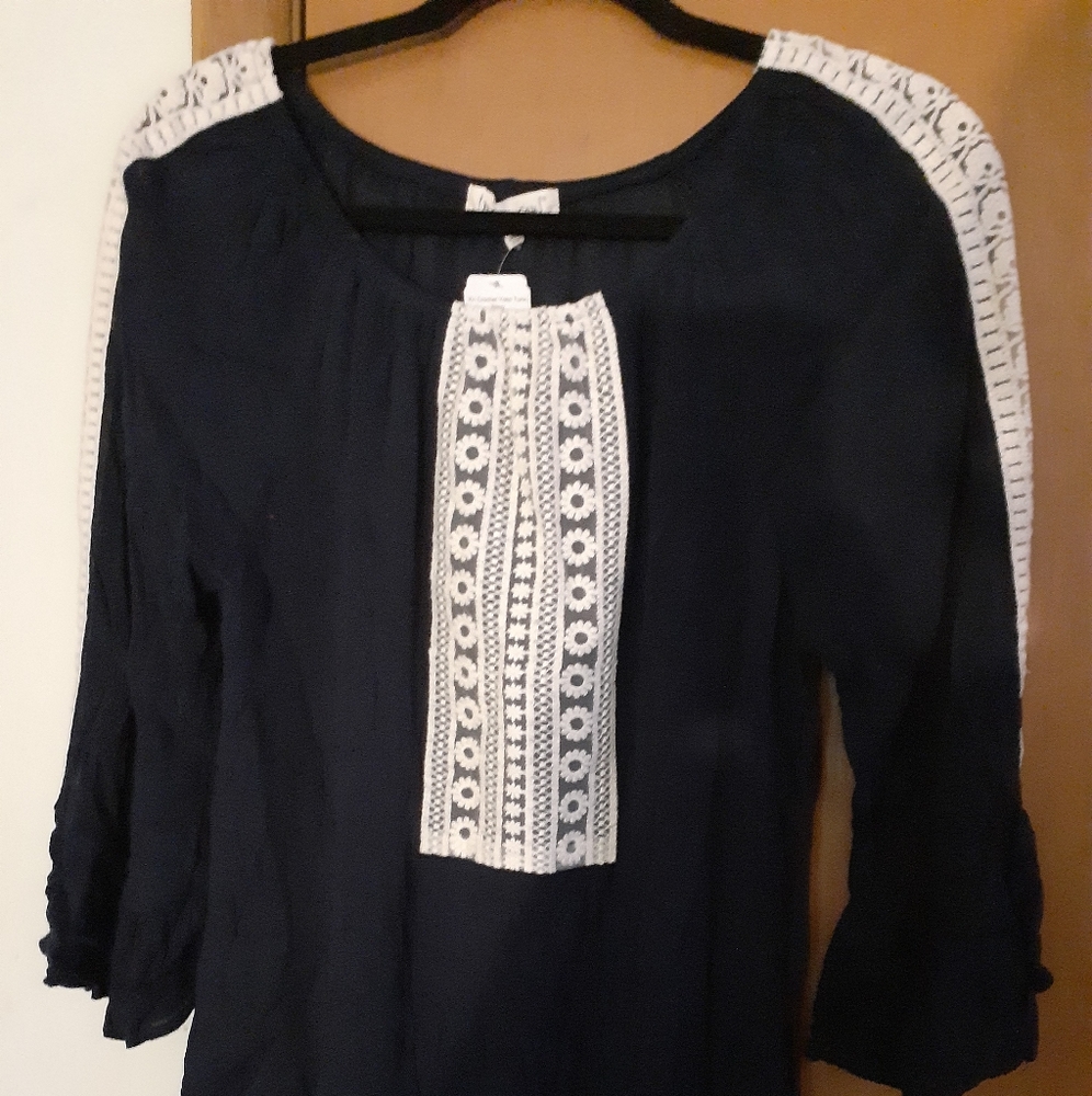 Navy blue tunic